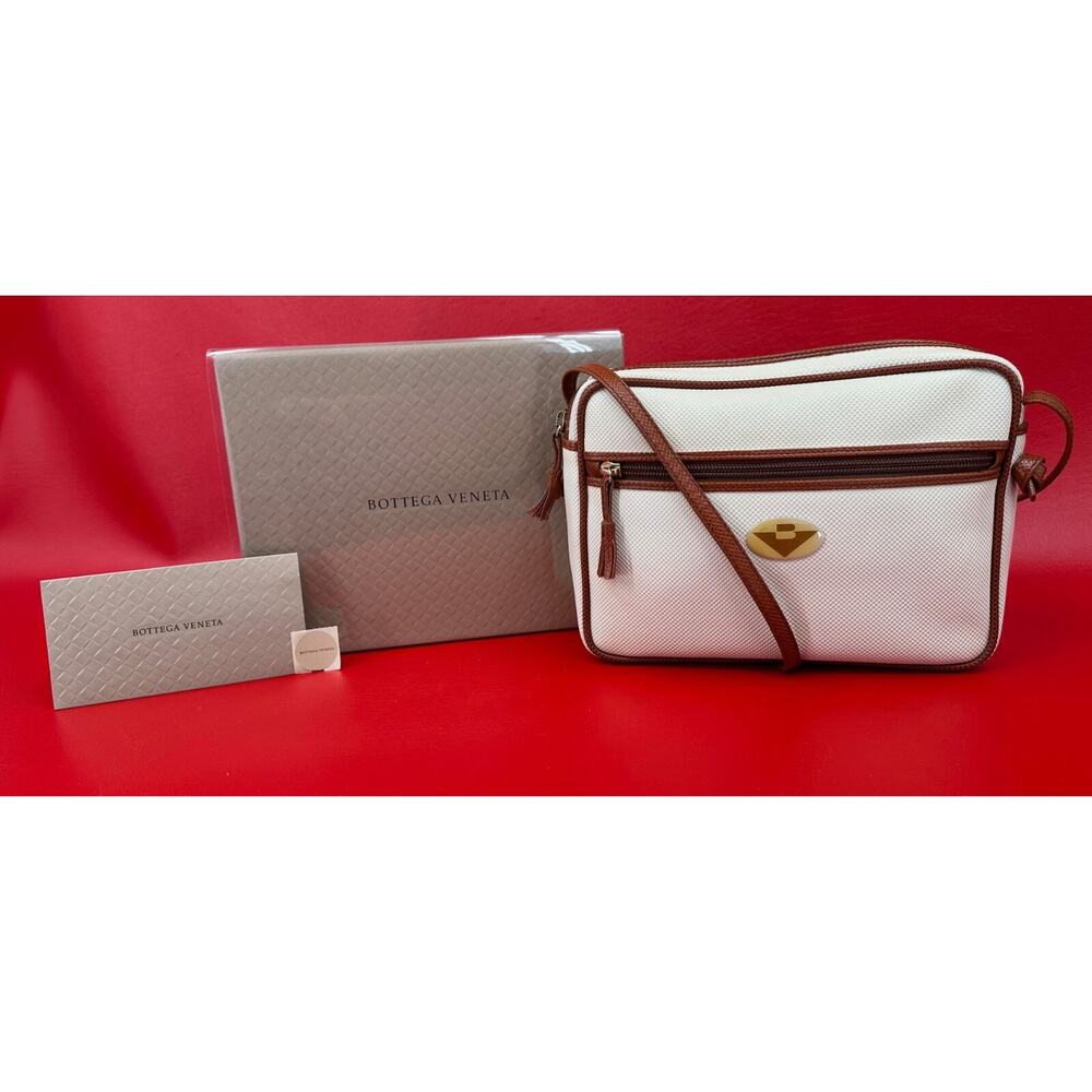 Vintage Bottega Veneta Marco Polo Fringe Details Crossbody Bag Made In Italy